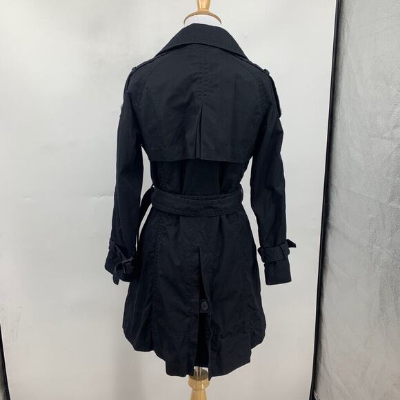 Scofield British Heritage Coat Women S Small Black Plaid Lined Belted Schoolgirl - Picture 7 of 16